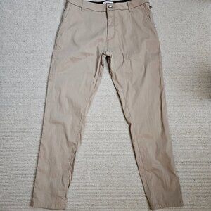 Birddogs Stretch Khakis Tan Beige Pants 34 x 32 Unlined Stretch Casual slim fit?